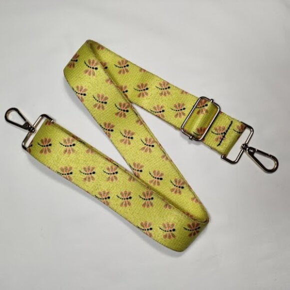 Adjustable Replacement Detachable Crossbody Bag Purse Strap Gold Metal Yellow - Picture 1 of 6